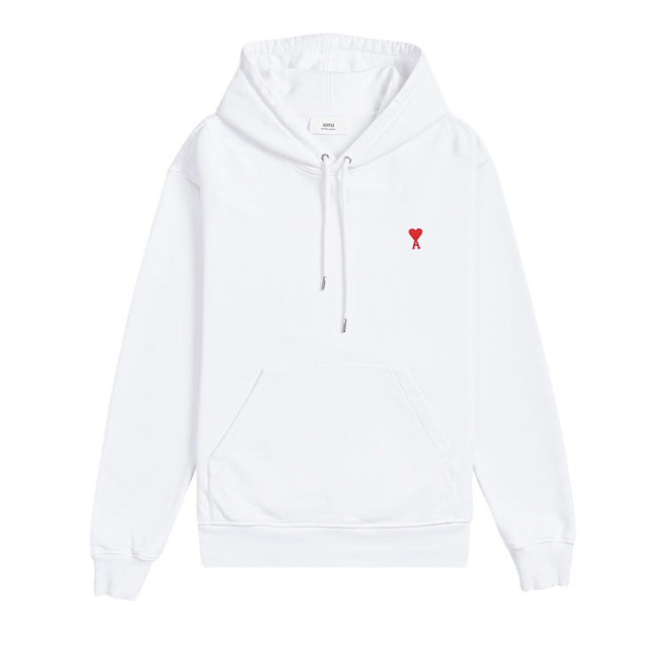 Buy Ami Classic Hoodie 'White' - A21HJ008 730 100 | GOAT