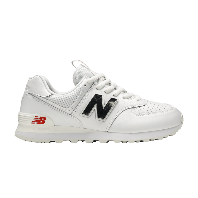 Buy New Balance 574 'Metallic - White Neo Flame' - ML574SOX | GOAT