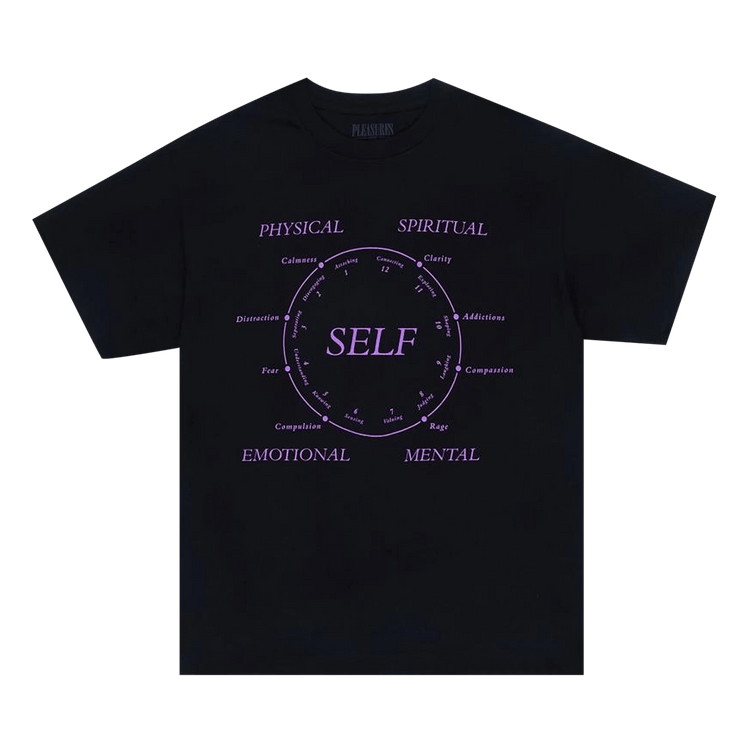 【PLEASURES】 BIZ CARD T-SHIRT Black Buy Pleasures Clarity T-Shirt 'Black' - P21SP035 BLAC | GOAT