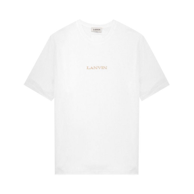Tシャツ・カットソー LANVIN Men T-shirt White RMTS0010J002A23 01S1 Men's designer and luxury t-shirt - Lanvin