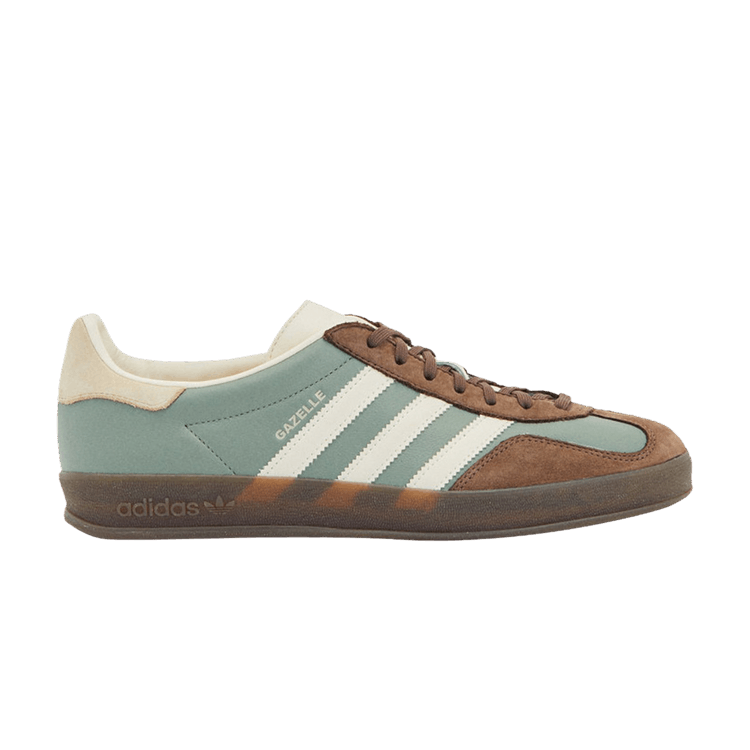 adidas gazelle silver green womens adidas Gazelle ADV Shoes - Unisex - Green / Cloud White / Gold