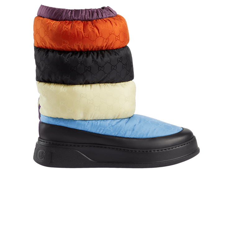Gucci Padded Snow Boot Black Multi Color Culture Circle