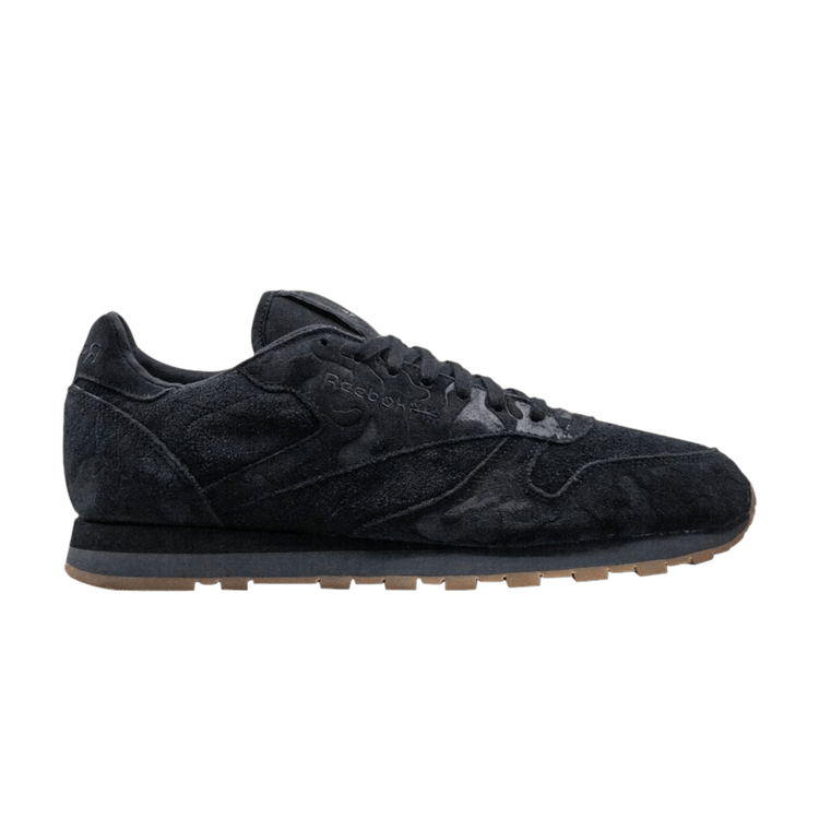 Classic Leather 'Embossed Camo - Black'