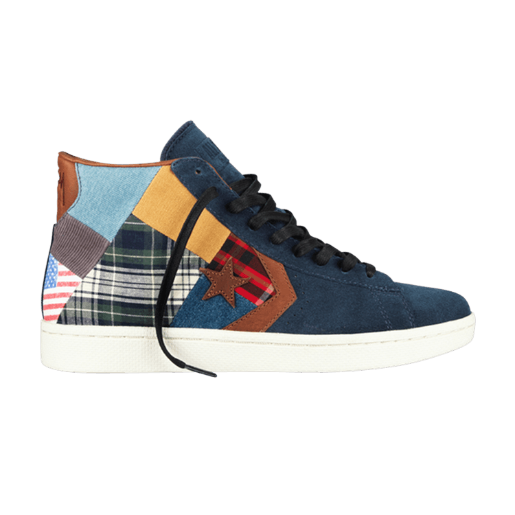 Stussy x Pro Leather FS Mid 'Navy Patchwork'