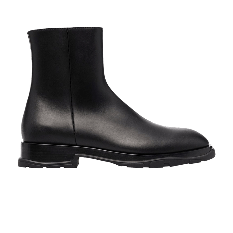 Buy Alexander McQueen Half Leather Boot 'Black' - 682816 Buy Alexander McQueen Half Leather Boot 'Black' - 682816