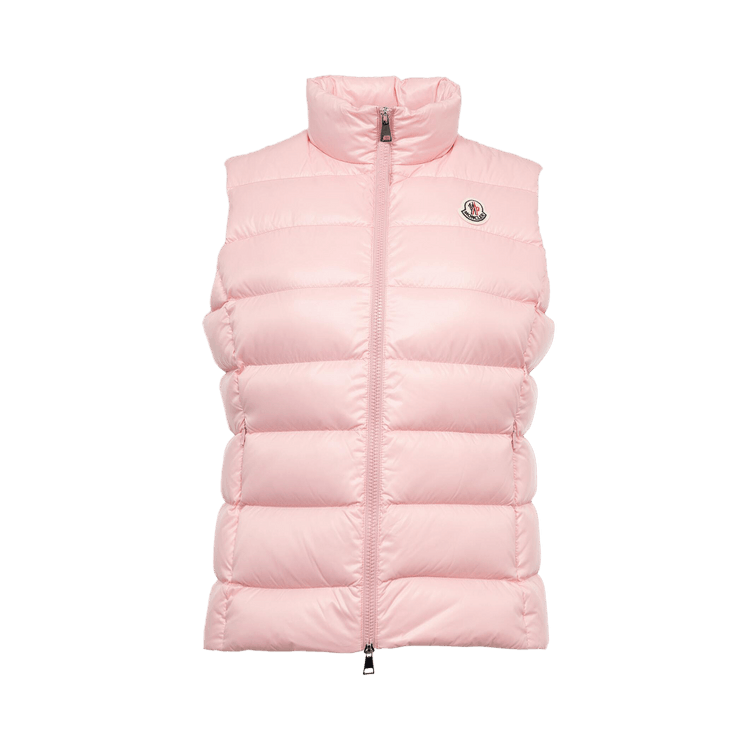 Moncler Ghany Puffer Vest Light Pink Culture Circle