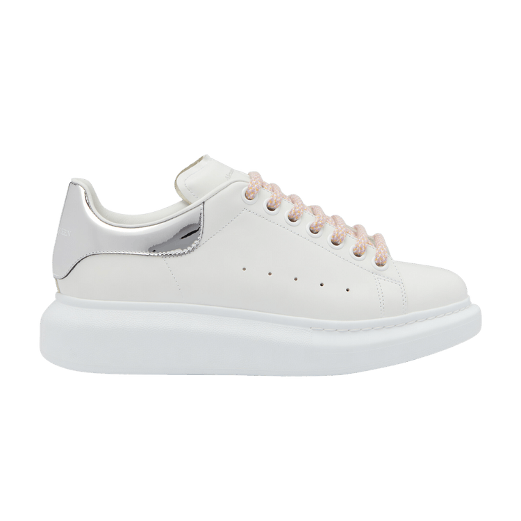 ピエール Buy Alexander McQueen Wmns Oversized Sneaker 'White Silver