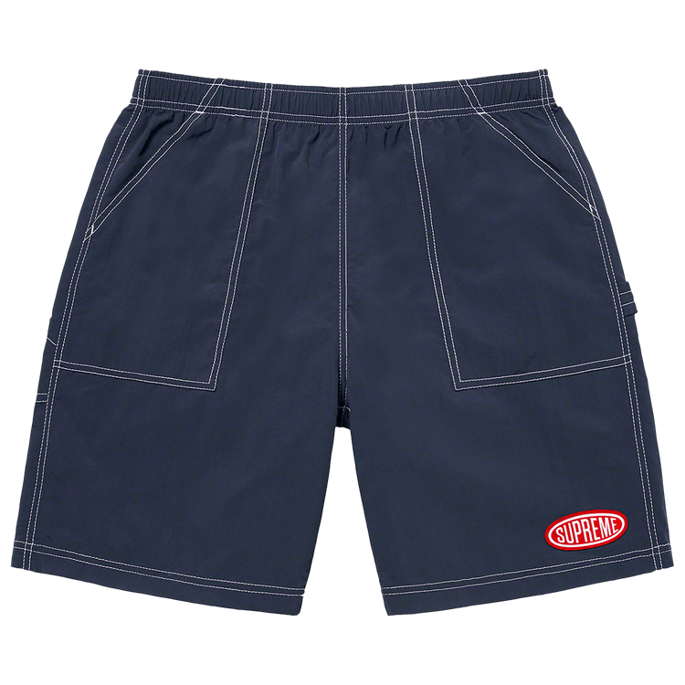 Buy Supreme Nylon Painter Short 'Navy' - SS22SH16 NAVY | GOAT