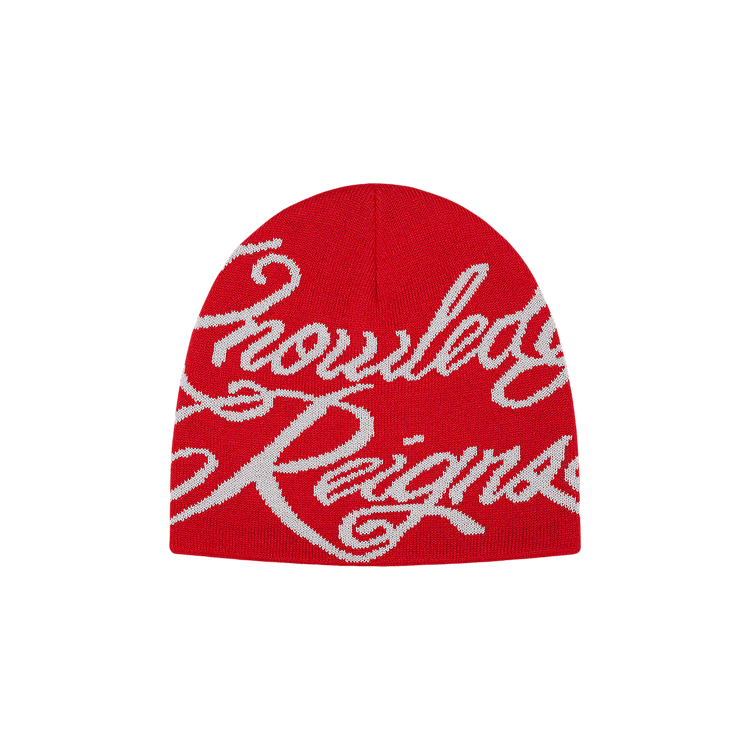 Buy Supreme Knowledge Reigns Beanie 'Red' - SS22BN27 RED | GOAT