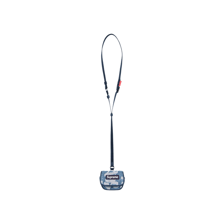 Buy Supreme Fat Tip Jacquard Denim AirPod Case 'Blue