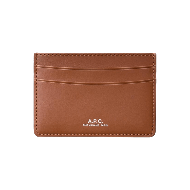 Buy A.P.C. Andre Card Holder 'Hazelnut' - PXAWV H63028 CAD