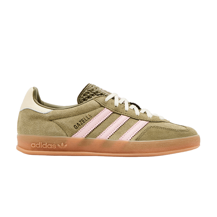 Buy Adidas Wmns Gazelle Indoor 'Focus Olive Clear Pink' - JH6475