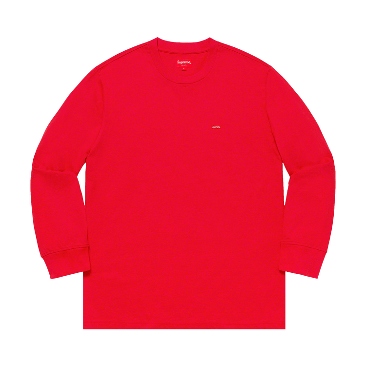 Buy Supreme Small Box Long-Sleeve Tee 'Red' - SS20KN88 RED | GOAT