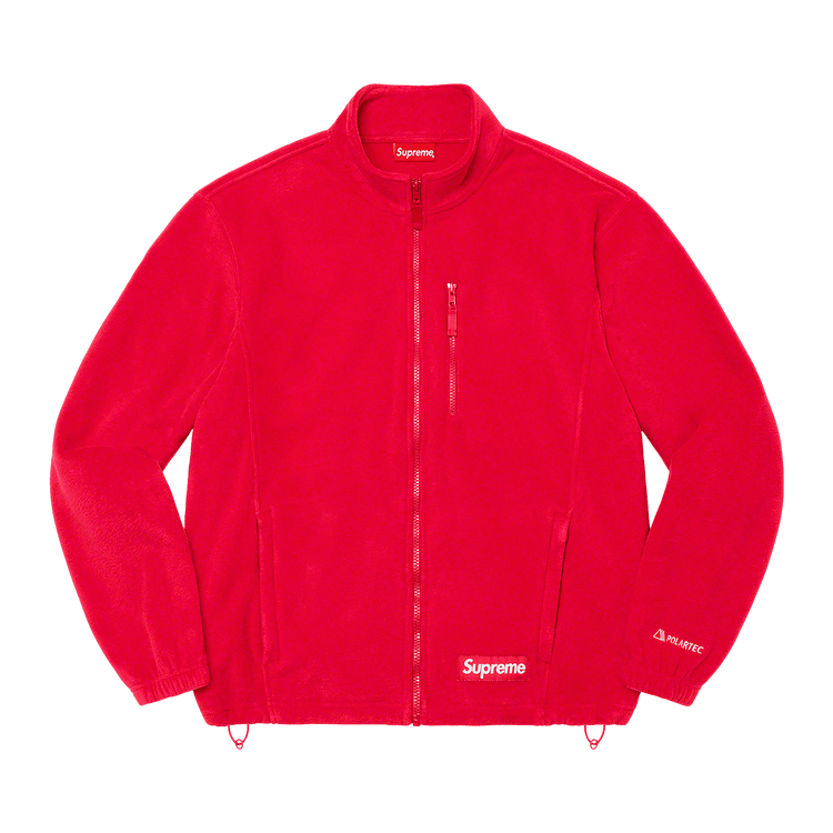 Buy Supreme x Polartec Zip Jacket 'Red' - FW22J107 RED | GOAT
