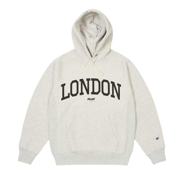 【Palace x Champion Shop】 Hood Seoul Grey Marl - 25SS Palace x Champion Shop Hood Seoul Grey Marl 25SS 100