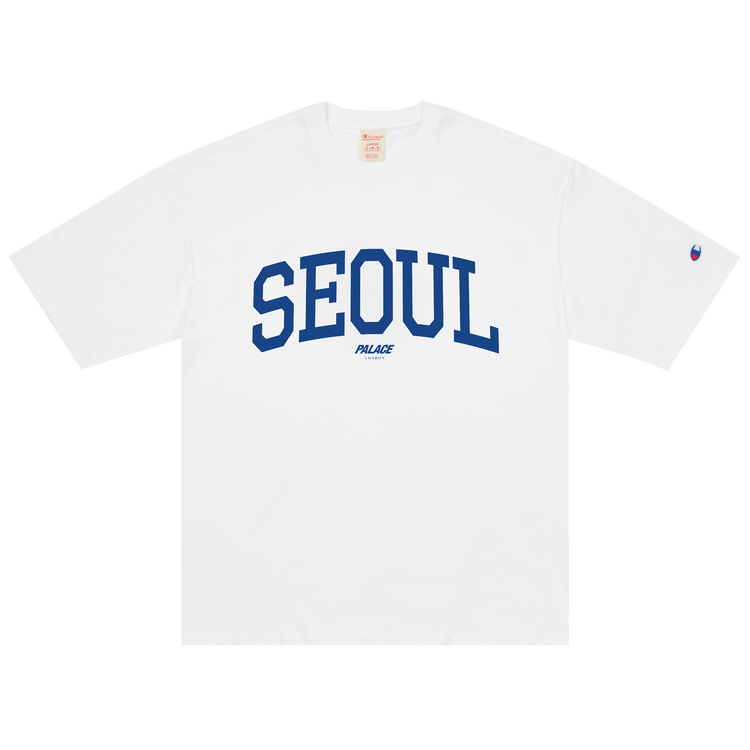 Buy Palace Champion Shop T-Shirt Seoul 'White' - P25CTS005