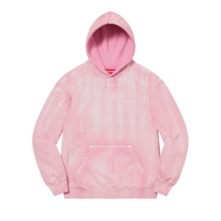 Buy Supreme Brush Stroke Hooded Sweatshirt 'Pink' - SS21SW18 PINK