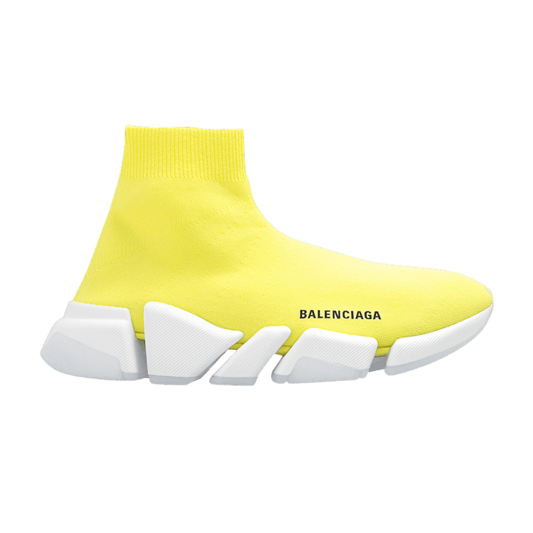 Balenciaga speed trainer neon yellow top