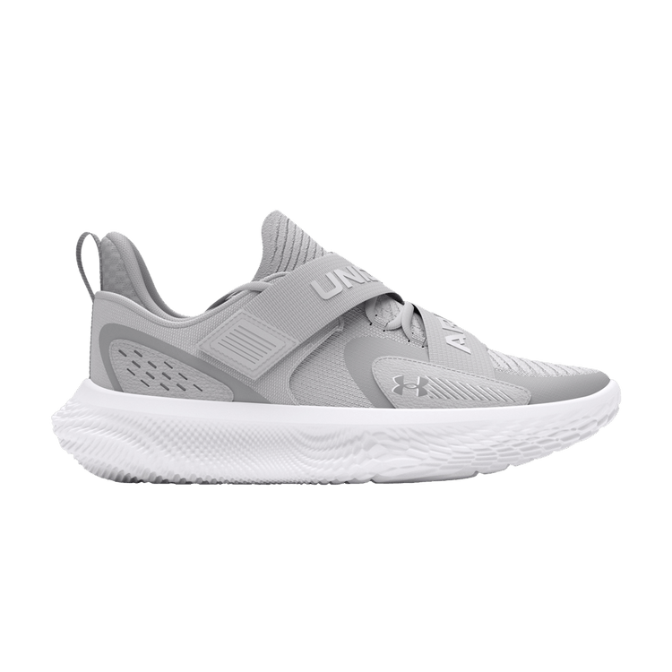 Under Armour M 7.5 / W 9 Unisex Basketball Running Shoe Flow FUTR X 4 Halo Grey Under Armour Flow FUTR X  main image 4