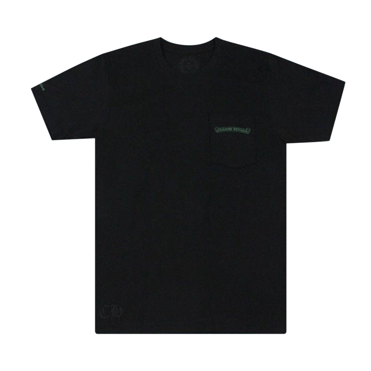 Buy Chrome Hearts Multi Cross Pocket Tee 'Black/Green' - 1383
