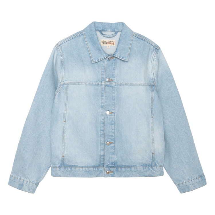 Buy Stussy Trucker Denim Jacket 'Light Wash' - 115781 LIGH | GOAT
