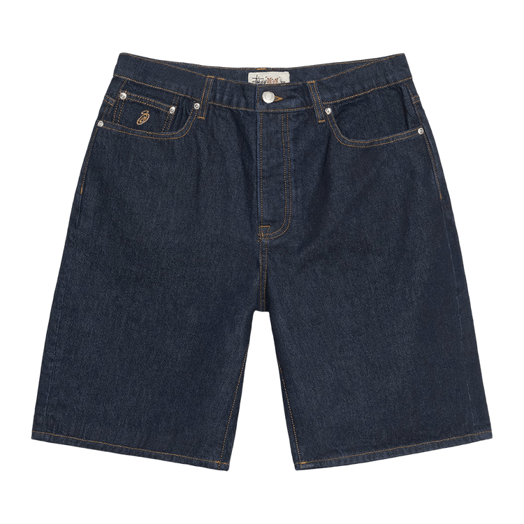 Buy Stussy Big Ol' Denim Short 'Rinsed Indigo' - 112296 RINS