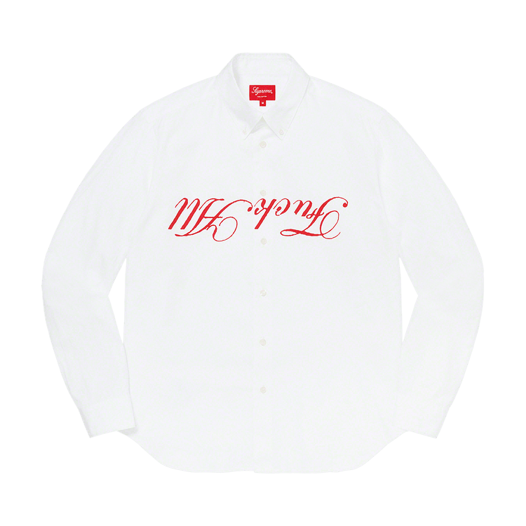 Buy Supreme x Jamie Reid Fuck All Shirt 'White' - SS21S69 WHITE | GOAT