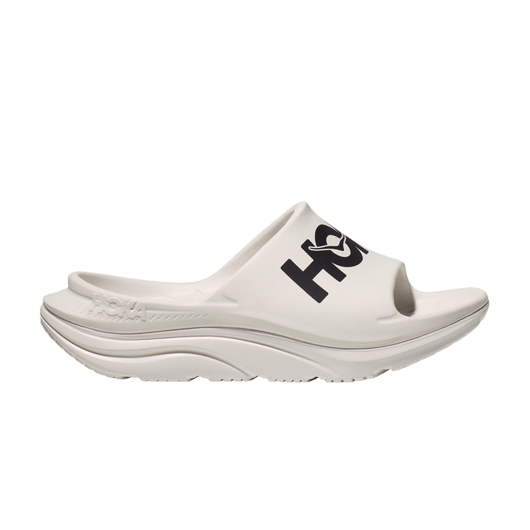 Hoka One One Ora Athletic Slide White Black