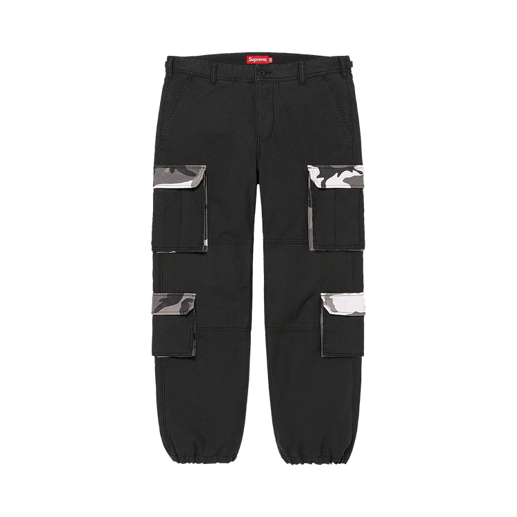 パンツ Supreme Cargo Pants Black 30 Supreme Patchwork Cargo Pant 
