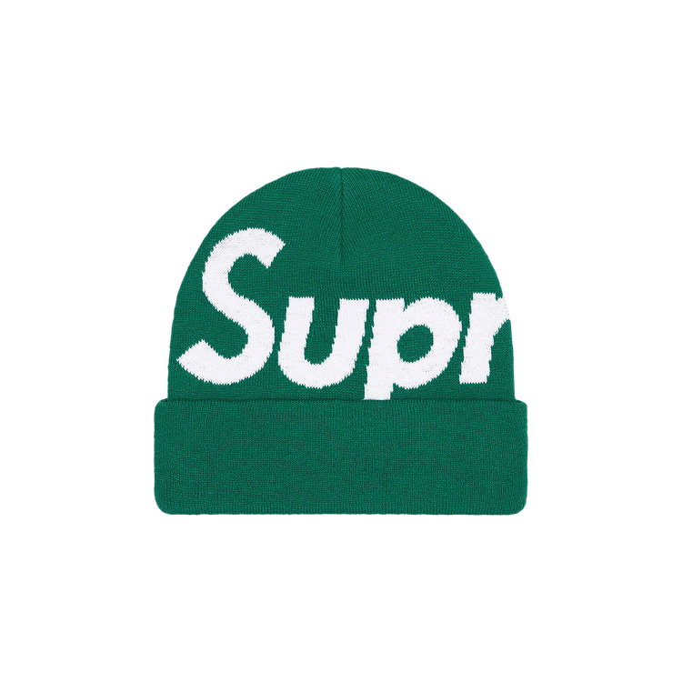 Buy Supreme Big Logo Beanie 'Dark Green' - FW22BN29 DARK Buy Supreme Big Logo Beanie 'Dark Green' - FW22BN29 DARK
