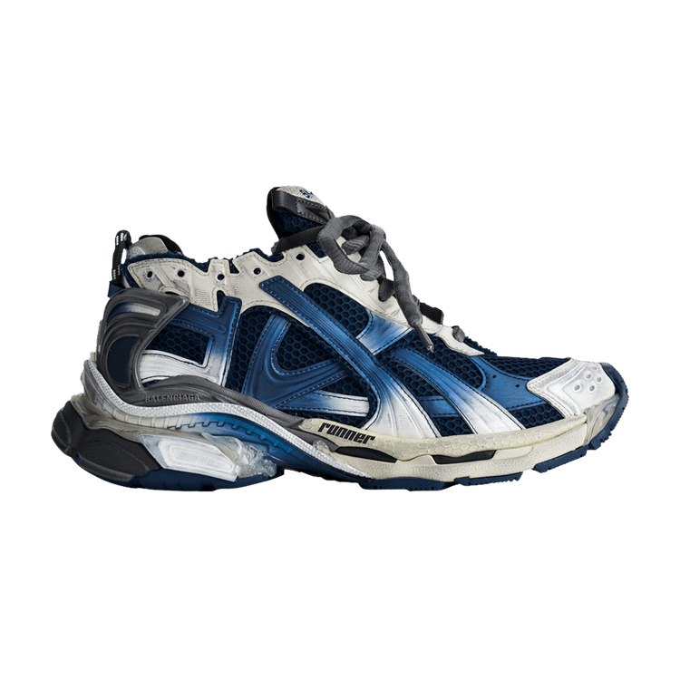 Navy balenciaga runners shop