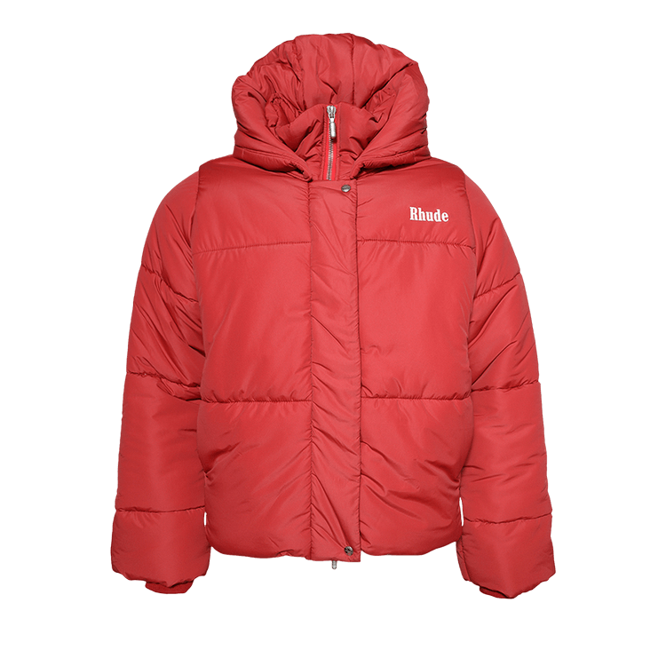 Buy Rhude Moonlight Puffer Jacket 'Red/White/Black