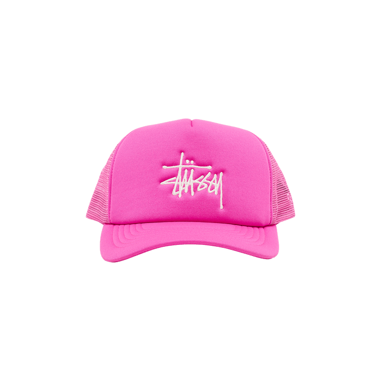 ★人気★【Stussy】★TRUCKER BIG BASIC SNAPBACK★HOT PINK★ Buy Stussy Big Basic Trucker Cap 'Hot Pink' - 1311088 HOT | GOAT