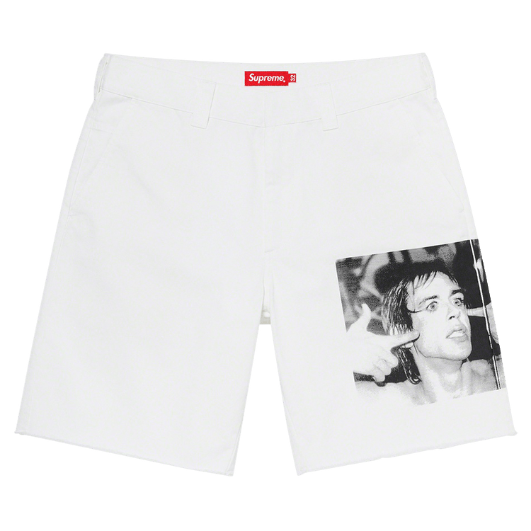 Buy Supreme Iggy Pop Work Short 'White' - SS21SH28 WHITE | GOAT UK