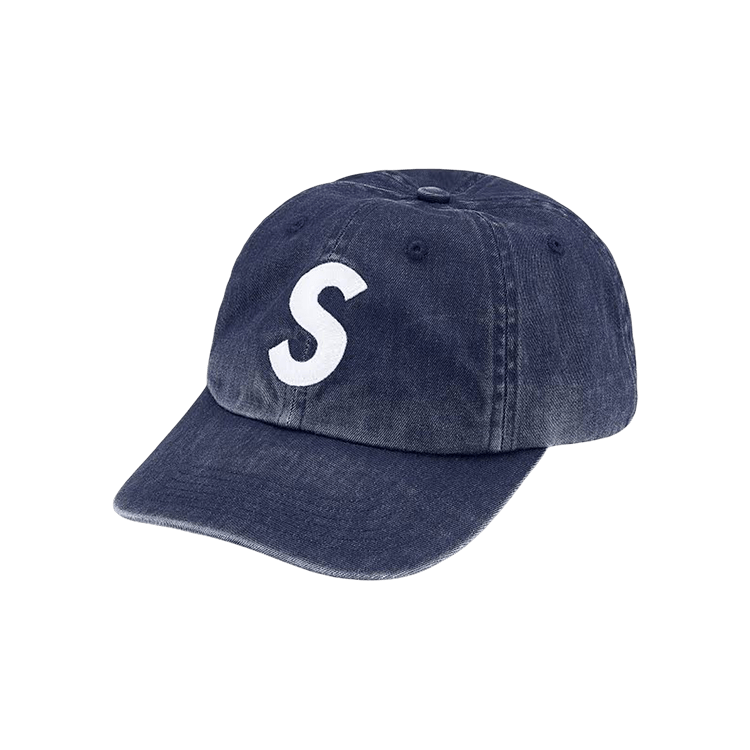 Buy Supreme Pigment Print S Logo 6-Panel 'Black' - FW22130