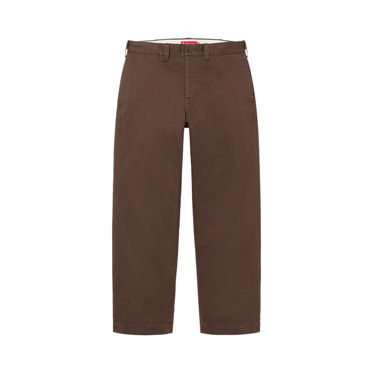 Buy Supreme Chino Pant 'Brown' - FW22P32 BROWN | GOAT