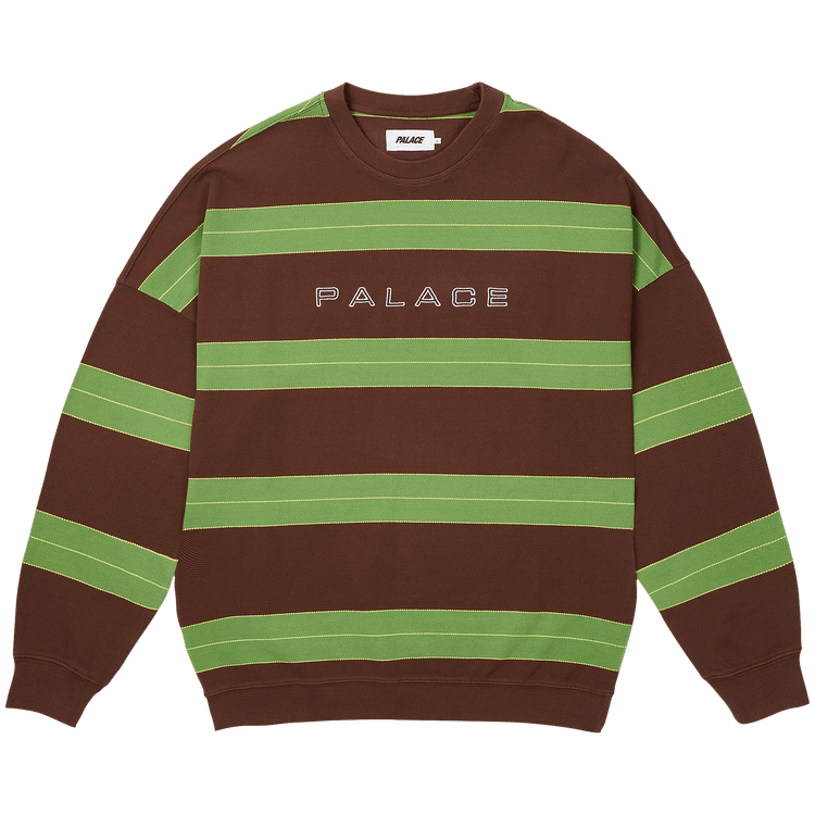 ウェア palace flag stripe crew Palace Flag Stripe Crew Navy Men's - SS22 - US