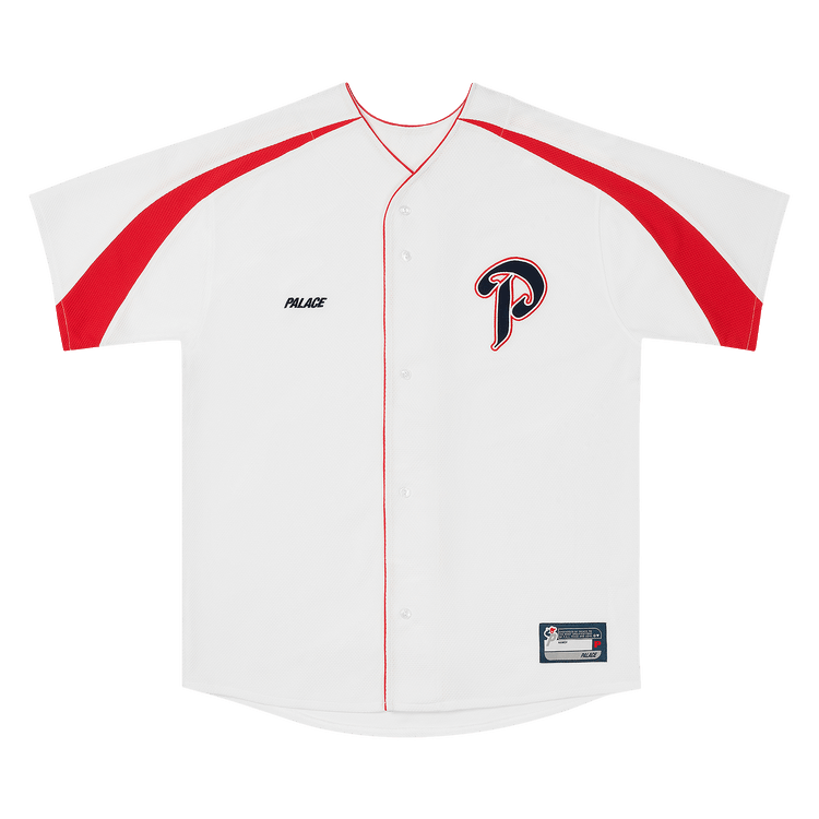 Buy Palace P Paseball Jersey 'White' - P27ES030 | GOAT