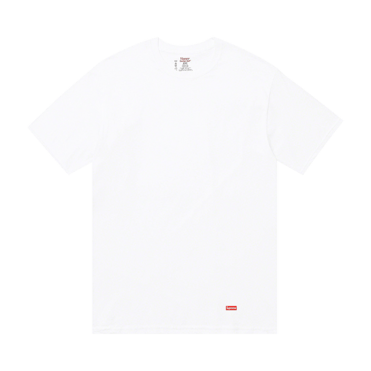 Buy Supreme x Hanes Tagless Tees (3 Pack) 'White' - FW21A23 WHITE