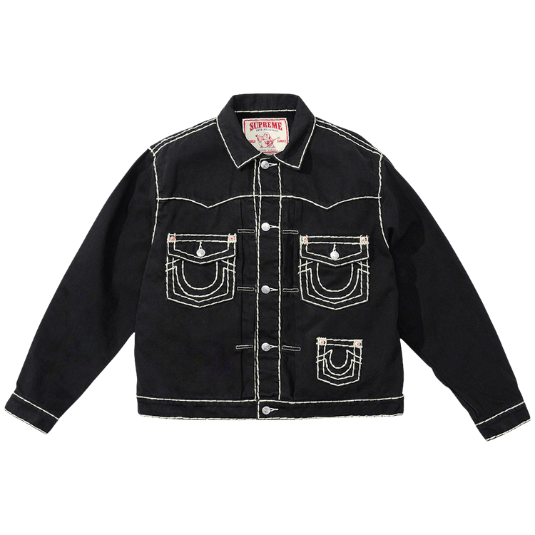 パーカー・フーディ True Religion X Fetch Denim Separate Parka Black True Religion X Fetch Denim Separate Parka Black☆追跡付