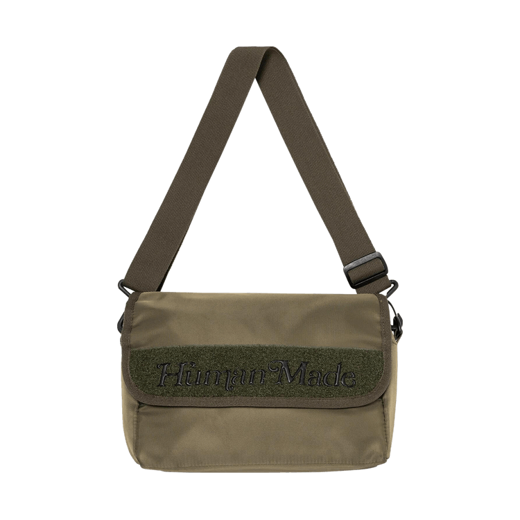 HUMAN MADE ボディバッグ オリーブ Buy Human Made Large Shoulder Bag 'Olive Drab' - XX27GD005 OLIV | GOAT