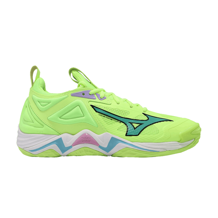 モモウサギ Buy Mizuno Wave Momentum 3 'Neo Lime Splish Splash' - V1GA231286