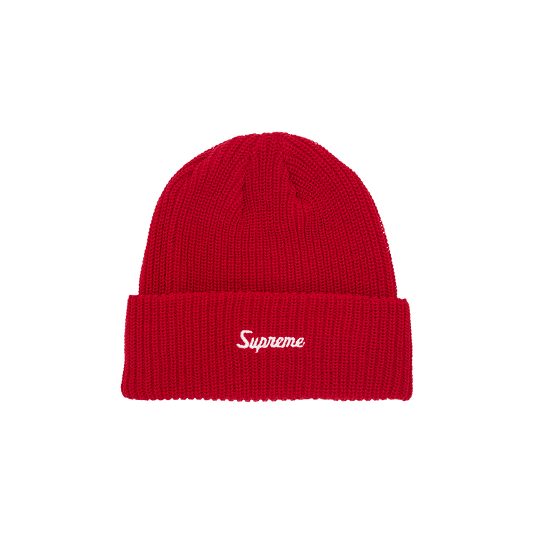Buy Supreme Loose Gauge Beanie 'Red' - FW24BN28 RED | GOAT