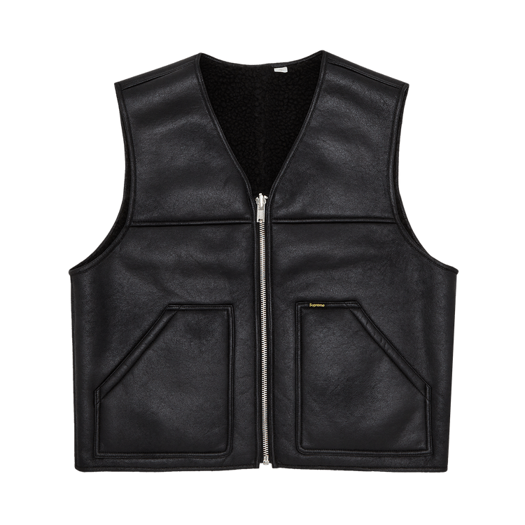 Supreme Reversible Faux Shearling Vest