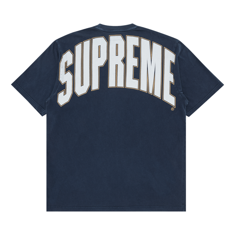 【SUPREME】 Crest T-Shirt Navy - 24FW Supreme Crest Tee (SS21) - $38