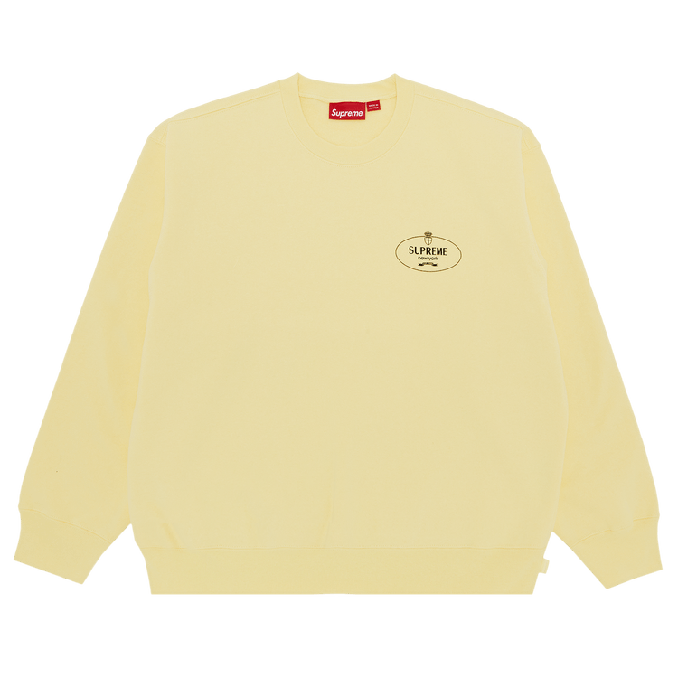 Supreme Crest Crewneck (FW24) Red Men's - FW24 - US