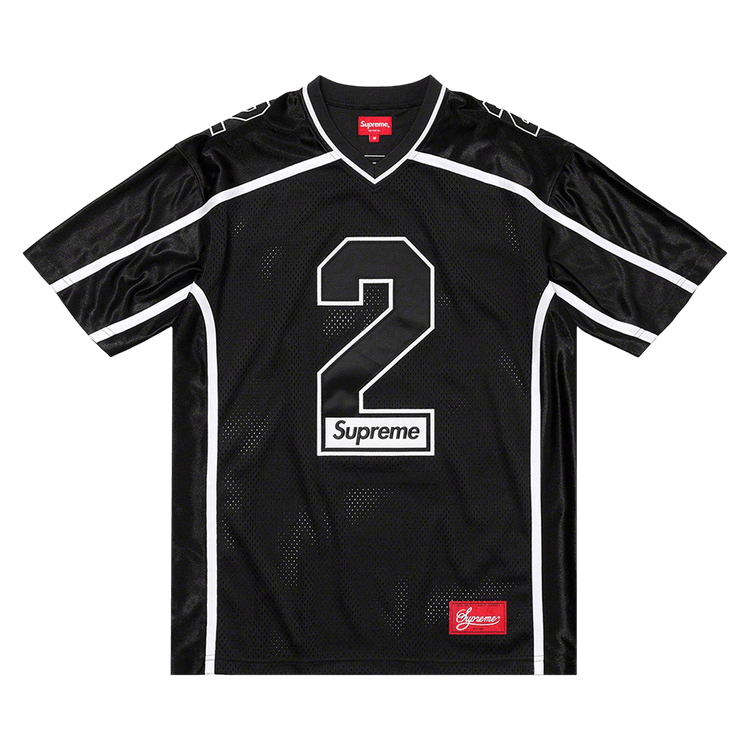 Buy Supreme Above All Football Jersey 'Black' - FW21KN73