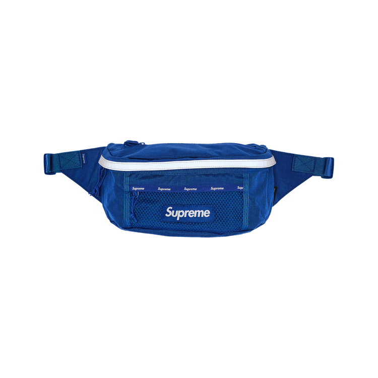 バッグ SUPREME waist bag blue Supreme box-logo Ripstop Waist Bag | Blue | FARFETCH
