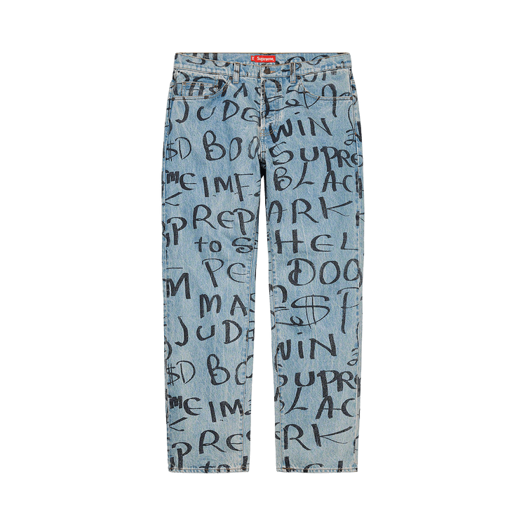 Buy Supreme Black Ark Regular Jean 'Blue' - FW20P50 BLUE | GOAT