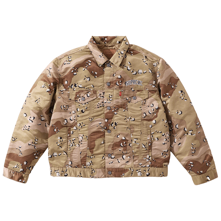 13aw SupremeLevi's Camo Trucker Jacket